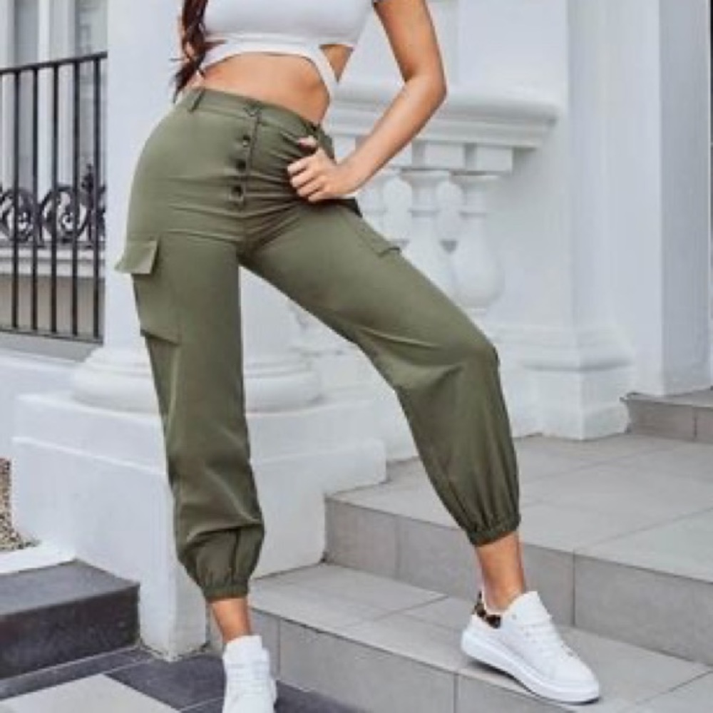 😍BOGO Button Fly Cargo Pants